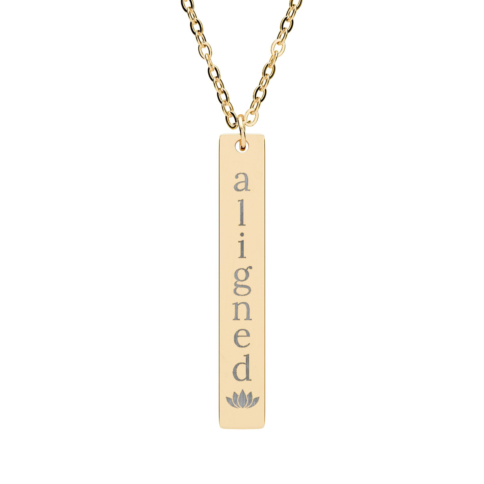 The "Center & Align" Vertical Necklace