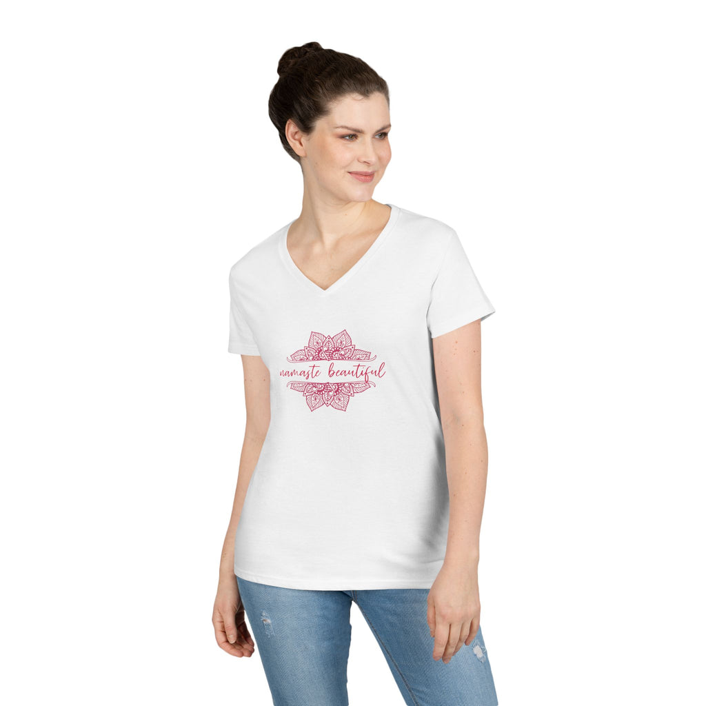 The Signature "Namaste, Beautiful" V-Neck