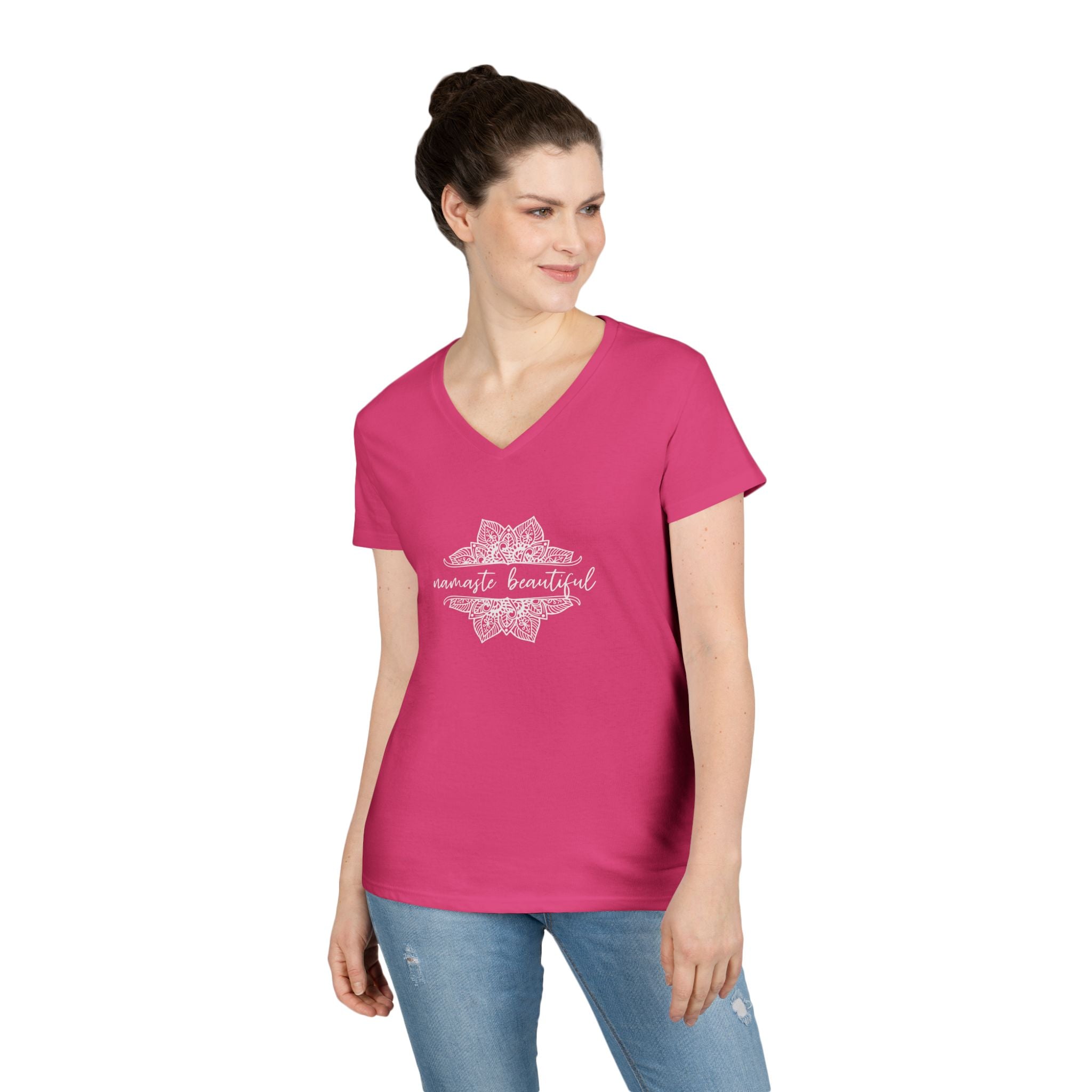 The Signature "Namaste, Beautiful" V-Neck