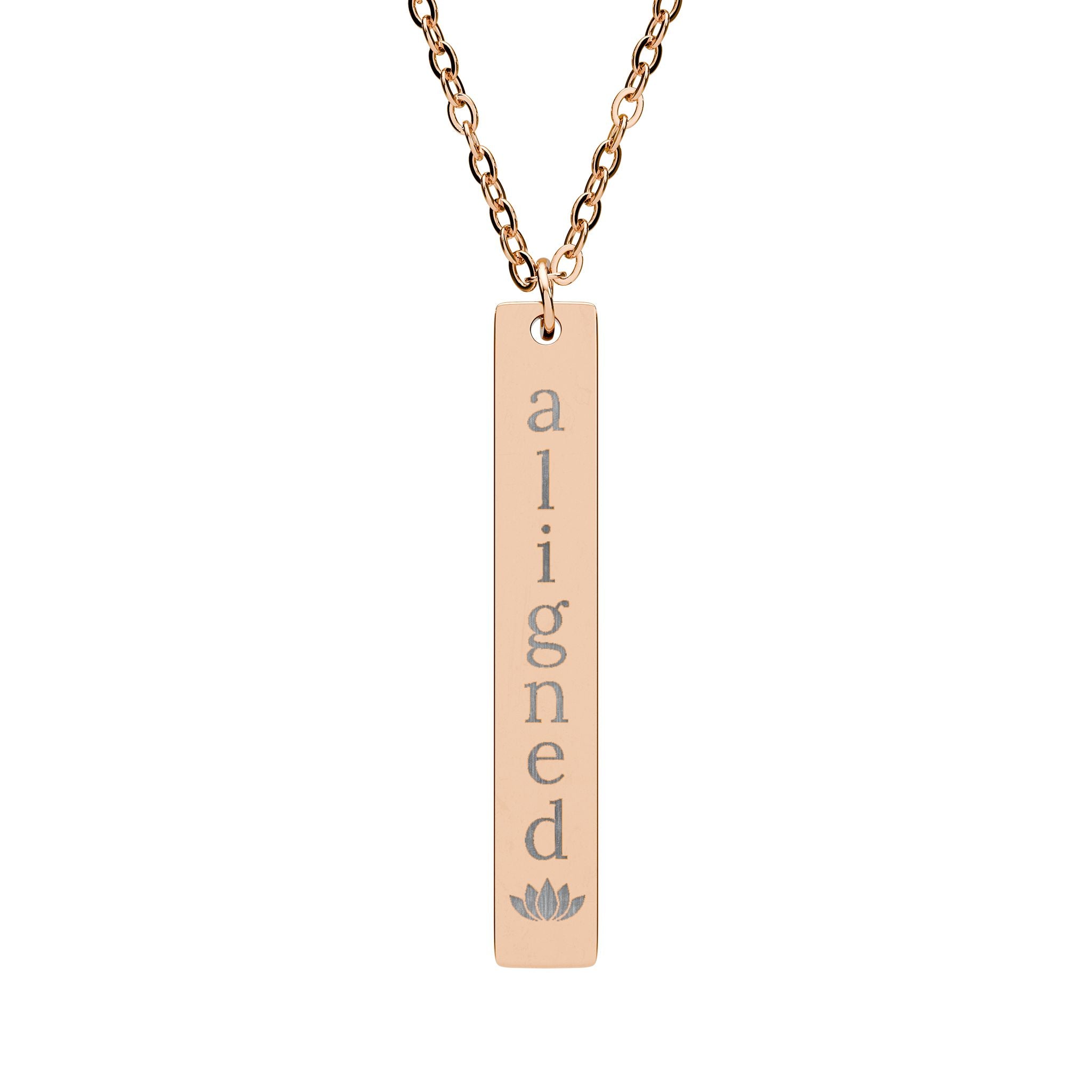 The "Center & Align" Vertical Necklace
