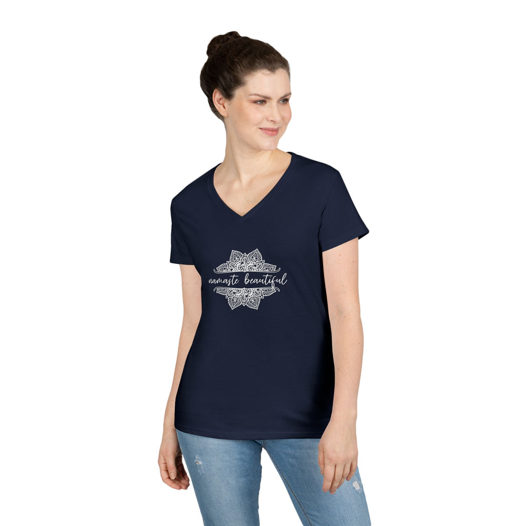 The Signature "Namaste, Beautiful" V-Neck