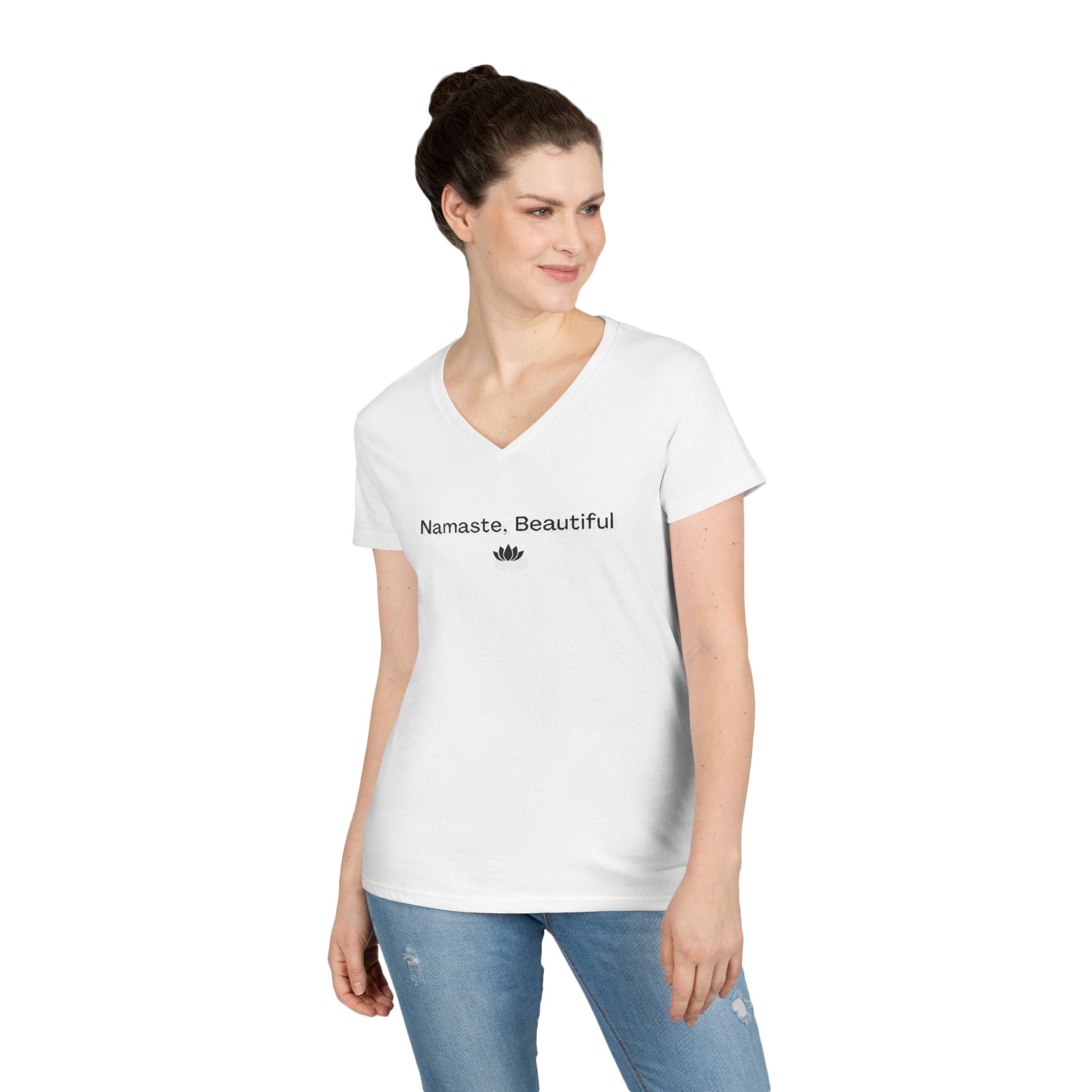 The Signature "Namaste, Beautiful" V-Neck