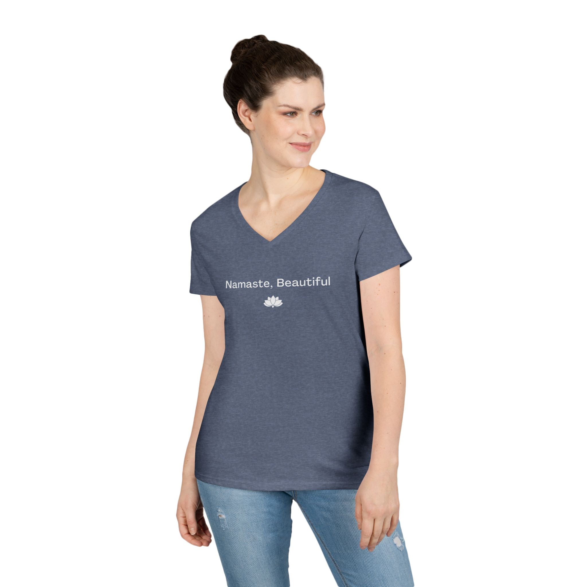 The Signature "Namaste, Beautiful" V-Neck
